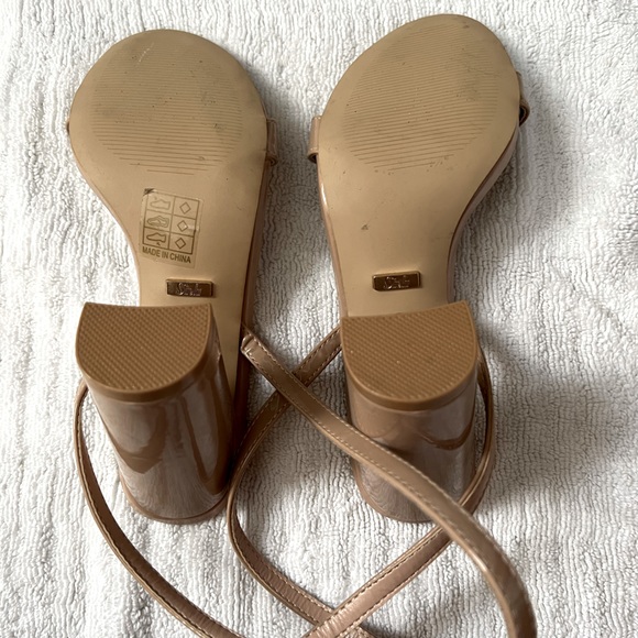 Sheln sandal high hill size 36 a nude color - Picture 1 of 5